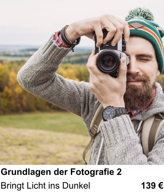 Praxis-Fotoworkshop Nürnberg: Belichtung und Licht gezielt einsetzen – Bringt Licht ins Dunkel