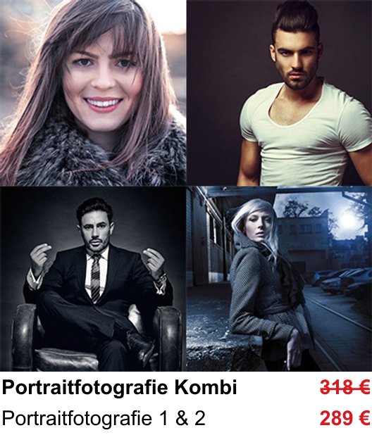 Praxis-Fotoworkshop Nürnberg: Portraitfotografie Kombi – Portraitfotografie 1 & 2