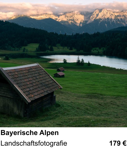 Landschaftlicher Fotoworkshop zu Bayerische Alpen: Landschaftsfotografie