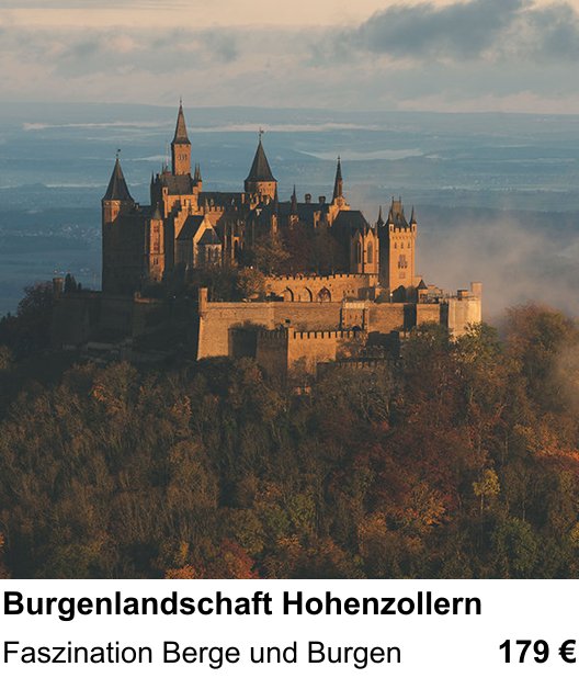 Landschaftlicher Fotoworkshop zu Burgenlandschaft Hohenzollern: Faszination Berge und Burgen