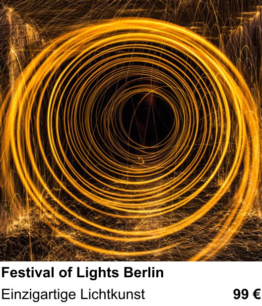 Landschaftlicher Fotoworkshop zu Lichtinstallationen in Berlin: Einzigartige Lichtkunst