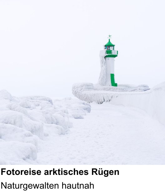 Landschaftlicher Fotoworkshop zu Fotoreise arktisches Rügen: Naturgewalten hautnah