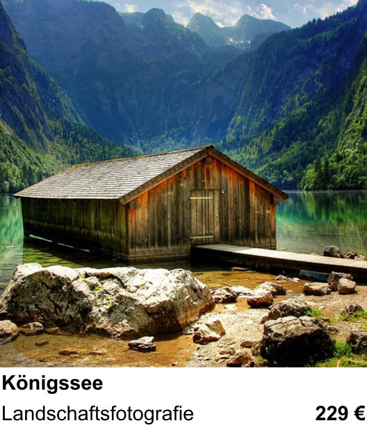 Landschaftlicher Fotoworkshop zu Königssee: Landschaftsfotografie